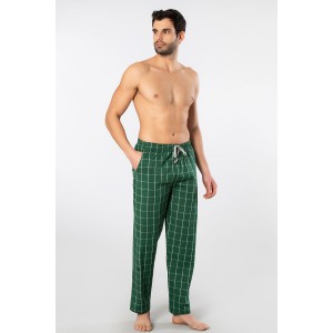 Cacharel Erkek Dokuma Pijama Tek Alt 2240/Yeşil 4