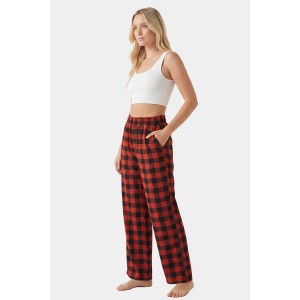 Türen Kadın Dokuma Tek Alt Pantolon 3616/Turuncu 1